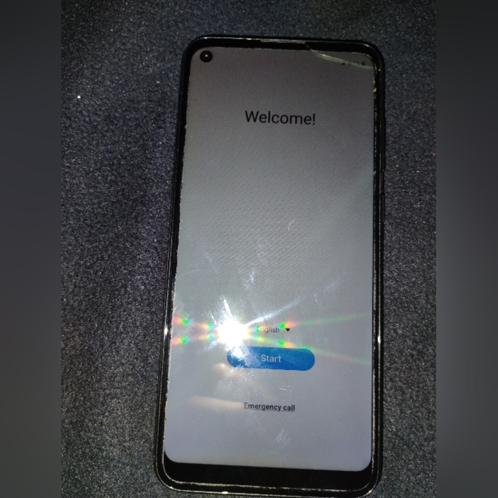 Galaxy By Harvic Black Smartphone with Vibrant Display